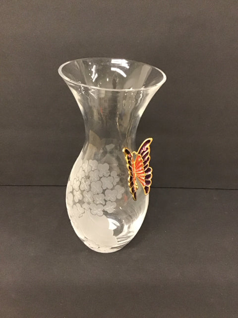Lenox "Garden Jewels" Crystal Vase