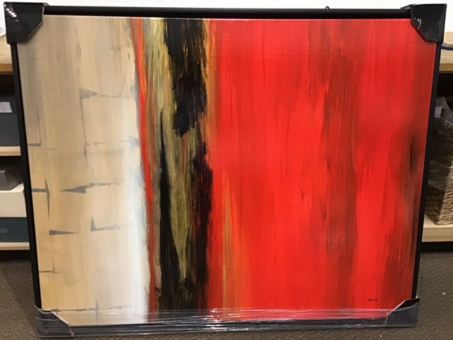 54" x 45.5" Abstract Art
