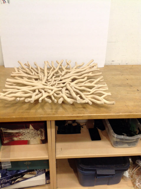 22" Square Driftwood Bowl