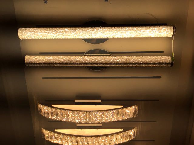 Pair Of 32.25" George Kovacs Diamonds LED Modern/Contemporary Sconces