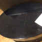 AS-IS 24" Black Lacqured Oval End Table