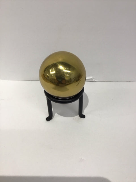 5" Gold Metal Ball w/Stand