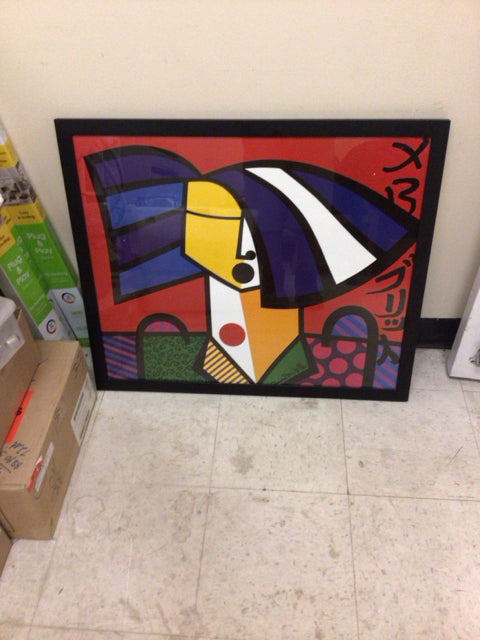 31 1/8" X 26 1/8" Britto Framed Print