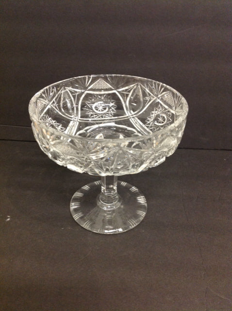7" Crystal Bowl w/Pedestal