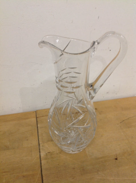 12" Cut Crystal Pitcher