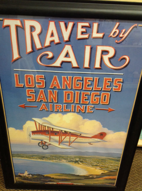 28" X 40" Travel By Air Print