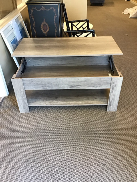 47"x23" Transformer Wood Coffee Table