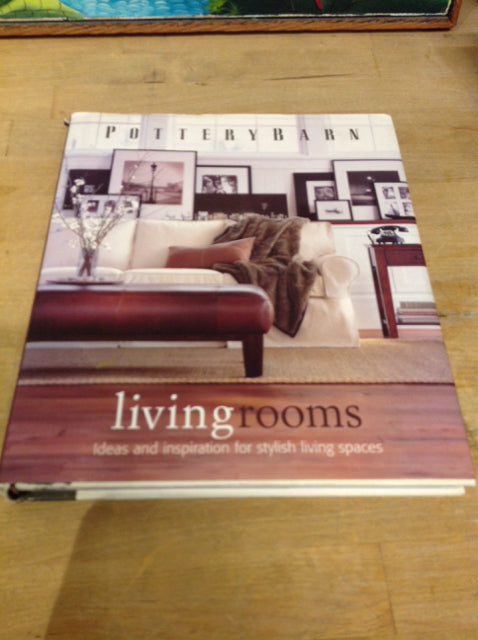 Coffee Table Book- Pottery Barn Living Rooms