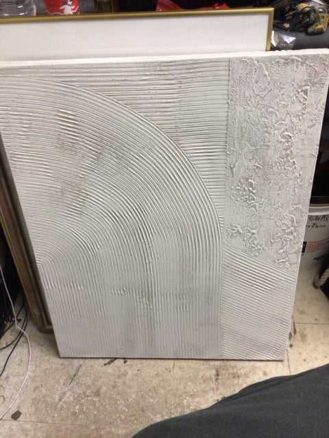 24" X 30" Sarah Brooke Textured Abstract Wall Decor On Canvas