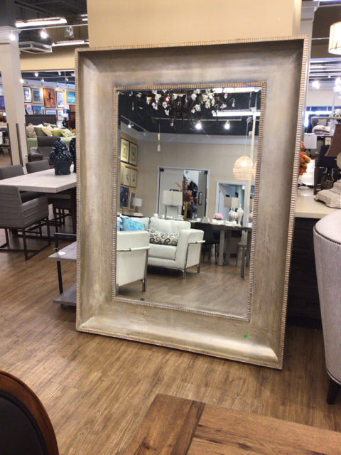 59 1/2" X 79 1/8" Large Framed Beveled Floor Mirror