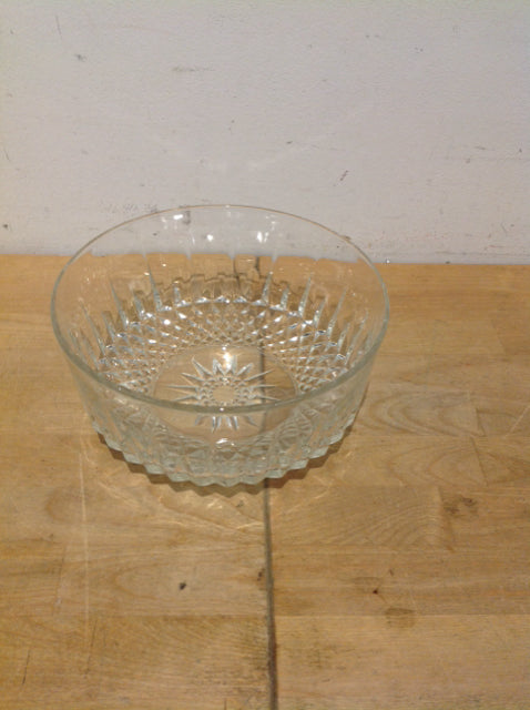Carved Glass Bowl