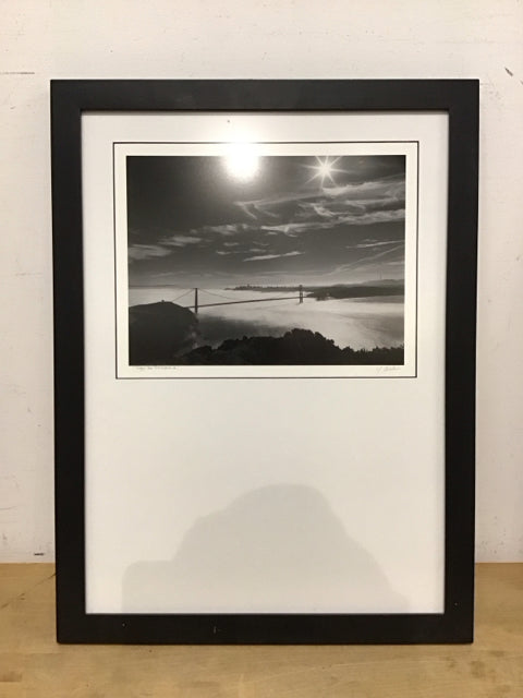 24"x18" Foggy Shore San Francisco Art