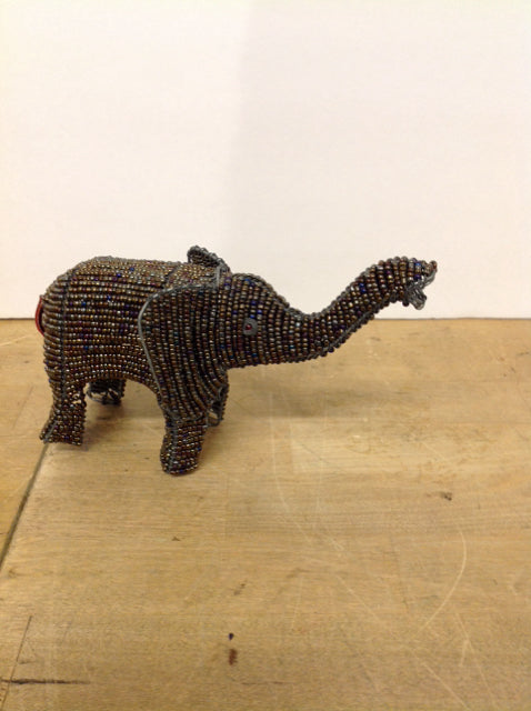 8" Beaded Elephant