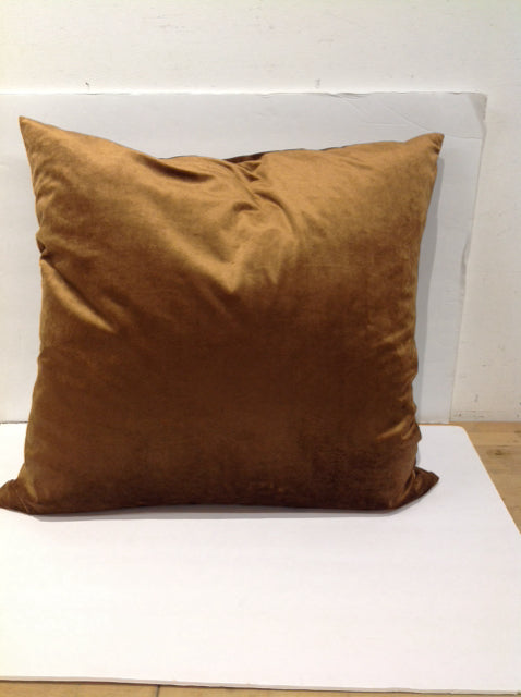 Brown Velour Pillow