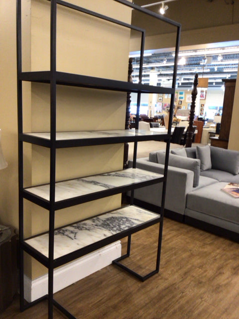 15x46x84 Metal/Stone Shelving Unit