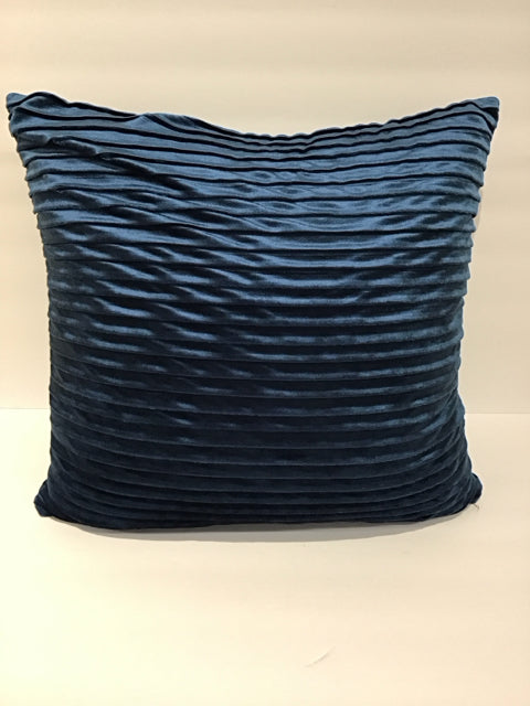Blue Velour Pillow