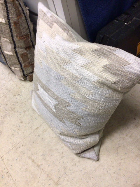 Tan & Beige Fabric Pillow