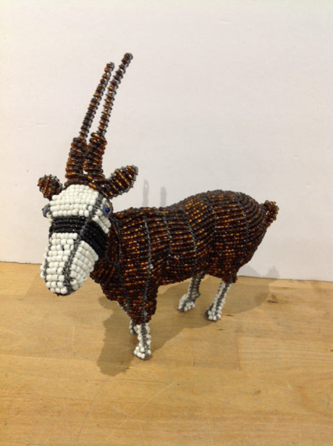 9" Beaded African Antelope