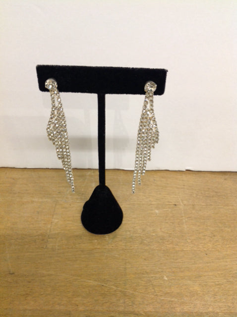 Rhinestone Dangling Earrings