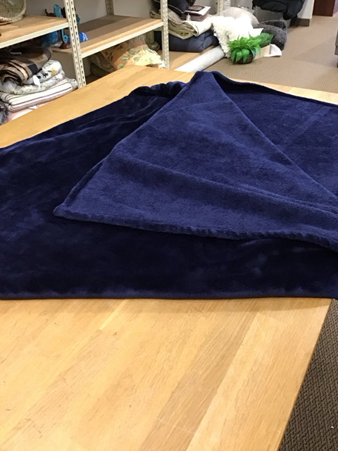 Blue Plush Throw/Blanket