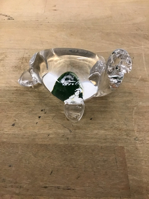 4.5" Turtle Art Glass Figure