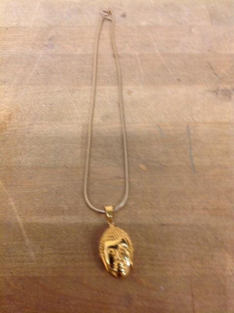 Necklace- Gold Buddah Pendent