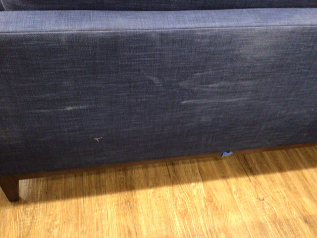 AS-IS Kravet Furniture Navy Blue Sofa(Marks/Light Soil)