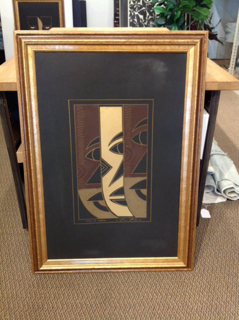 30x42 "Faces of Senegal" Framed/Signed