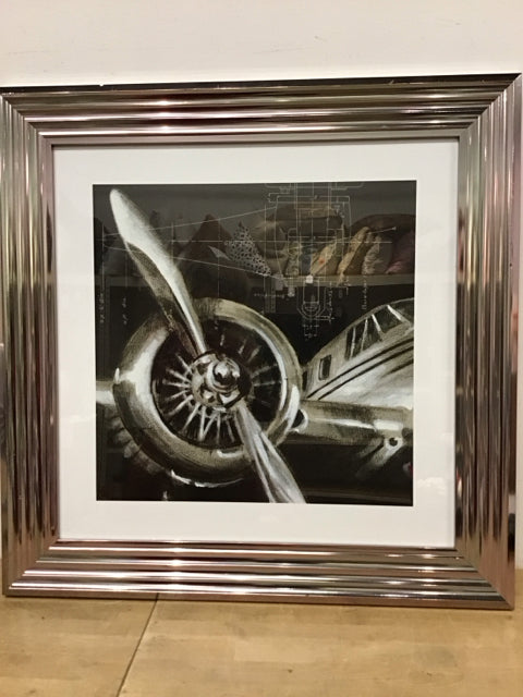 AS IS 30"x30" Aerial Navigation Art Print