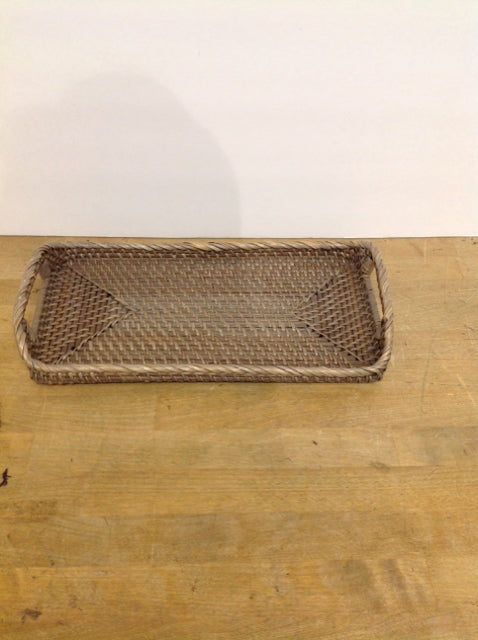14x17.5 Rattan Weave Tray