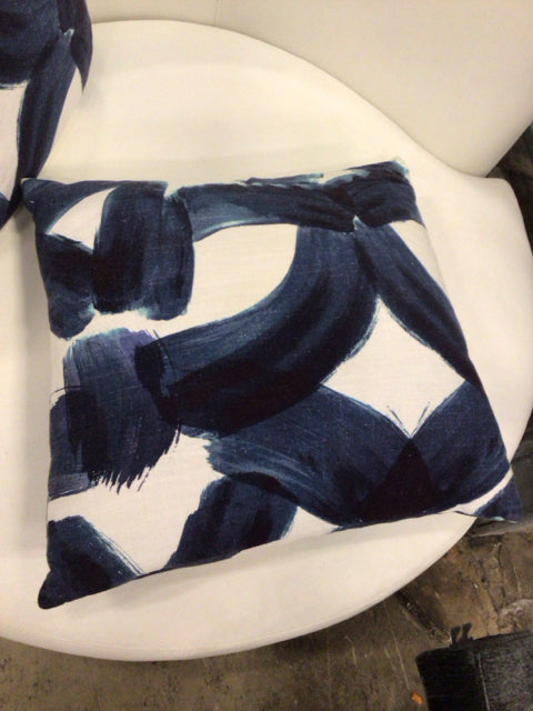 Blue & White Pillow