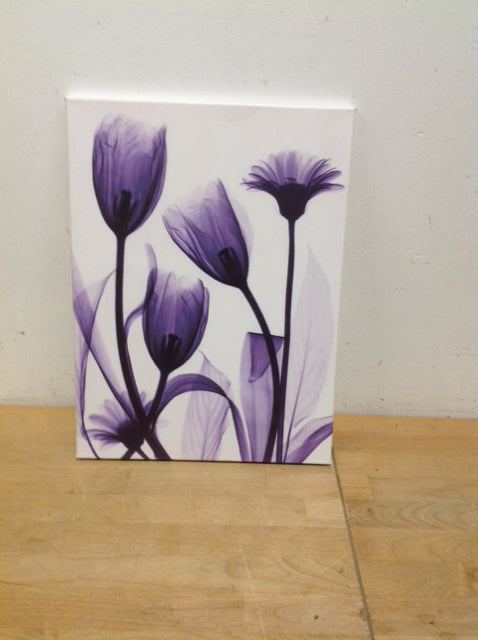 12x16 Floral Canvas Art
