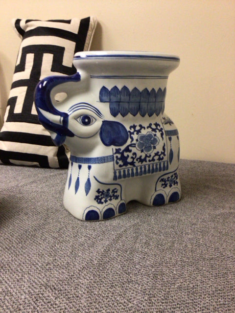 Blue & White Porcelain Elephant