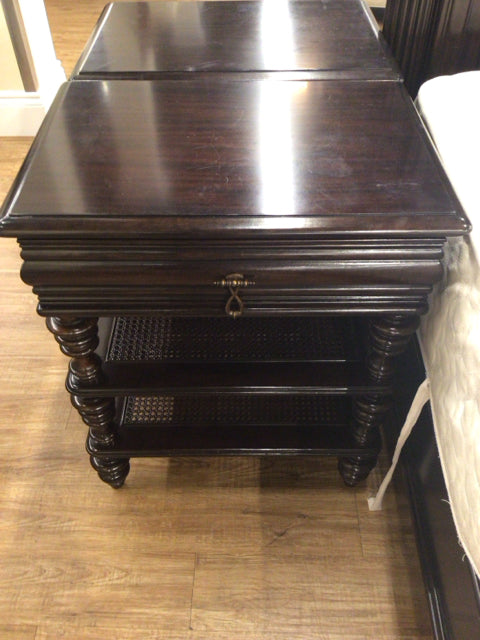 AS-IS Tommy Bahama One Drawer Nightstand(Top Scratched/Marks)