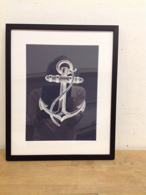 22"x18" Framed Anchor Print on Paper