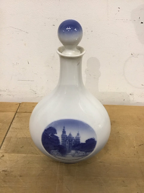 9.5" Royal Copenhagen "Rosenborg Castle" Decanter