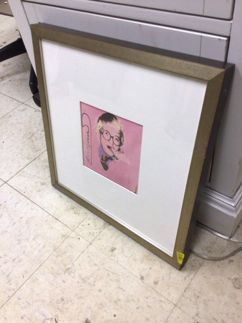 17" Square Framed Andy Warhol Print