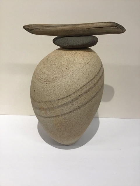 Gerald Arrington Ceramic Cairn Sculpture
