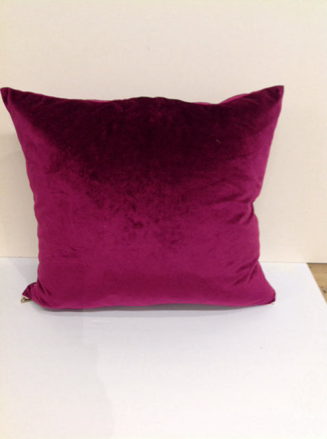 Royal Red Velour Pillow