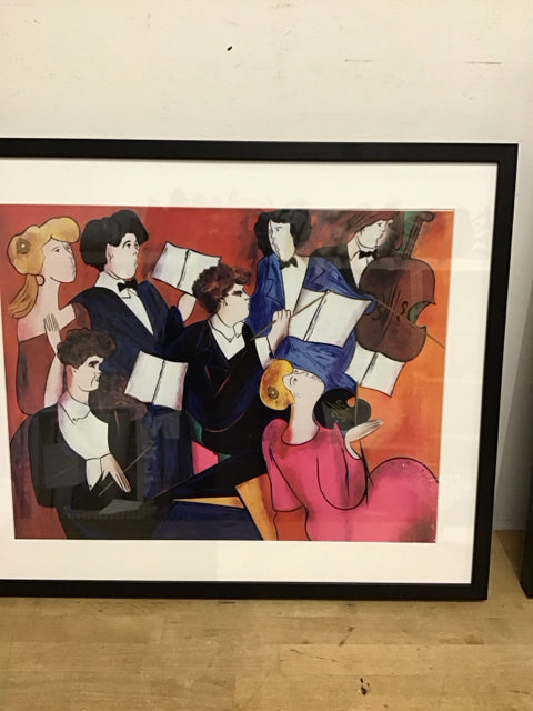 25"x21" "Accords" By Linda Le Kiniff Art