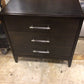 19" X 30" AS-IS Vanguard Furniture Brown Three Drawer Nightstand