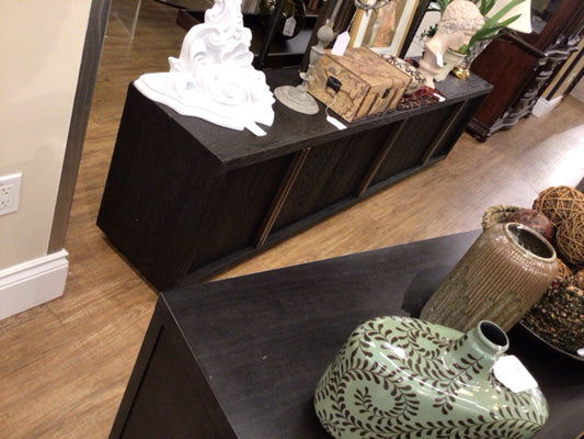 RH Dark Wood Console Table