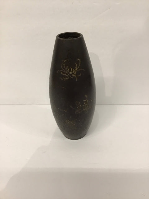 8.5" Asian Brass Vase