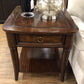 AS-IS Hammary Furniture Magellan One Drawer End Table(Blemishes On Top)