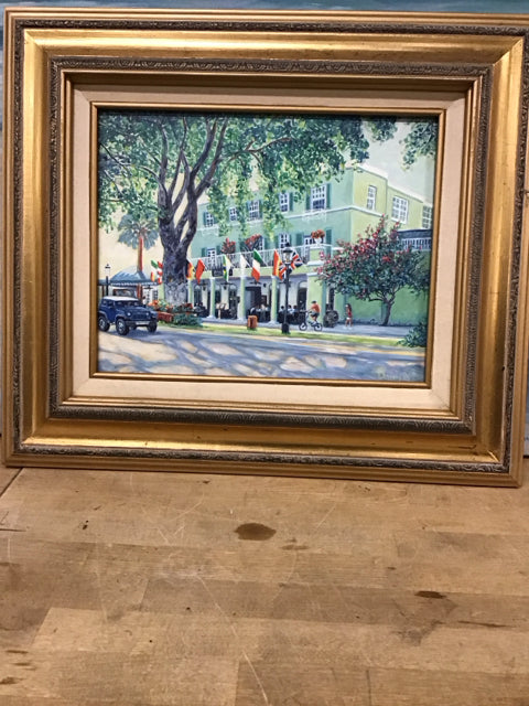 14"x11" Riverside Hotel  Framed By Danielle Perry