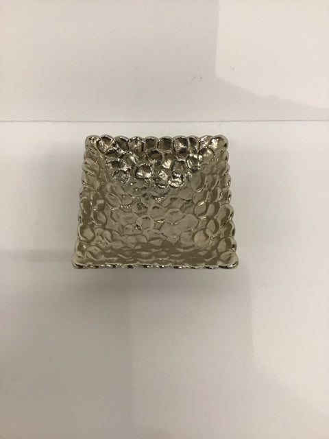 Michael Aram Sq Silver Signed Trinket Dish