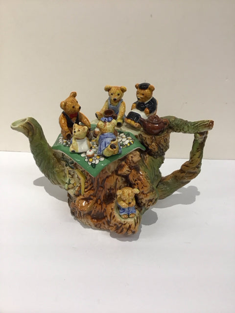 Ceramic Teddy Bear Teapot