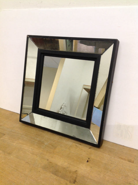 16" Black Framed Mirror