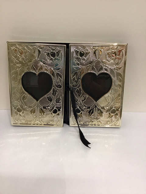 14x11 Silverplate Two-Fold Photo Album