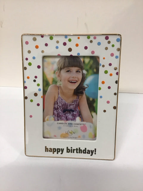 4x6 Lenox "Happy Birthday" Picture Frame